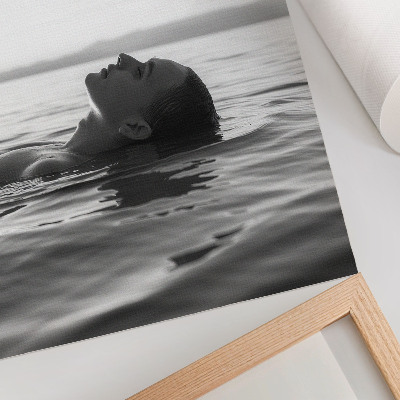Poster Zwart-wit esthetiek, minimalistische stijl, elegantie