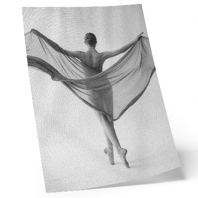 Decoratieve poster Dans in zwart-wit, elegantie, beweging, verfijning