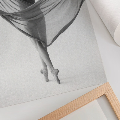 Decoratieve poster Dans in zwart-wit, elegantie, beweging, verfijning