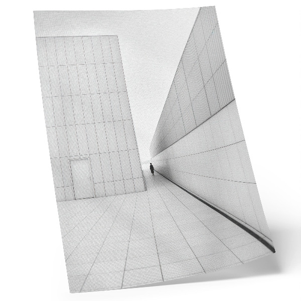 Poster Minimalistische geometrische architectuur