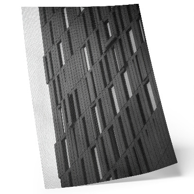 Wandposter Geometrische vormen in grafiet in een moderne stijl