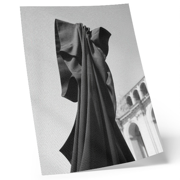 Decoratieve poster Minimalistische compositie, textielarchitectuur