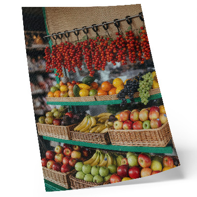 Decoratieve poster Kleurrijk fruit, de geur van traditie, de sfeer van de natuur