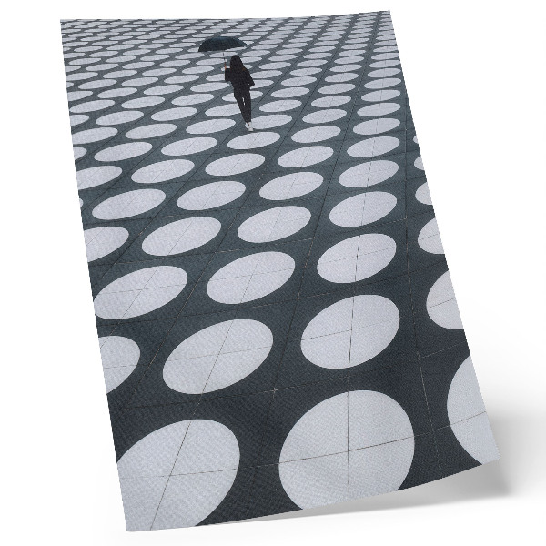 Wandposter Geometrische patronen in zwart-wit contrast