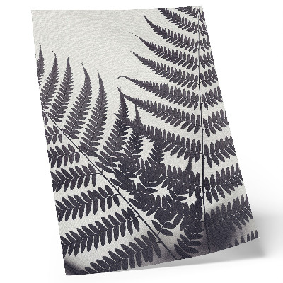 Decoratieve poster Symmetrische bladeren op een lichte achtergrond