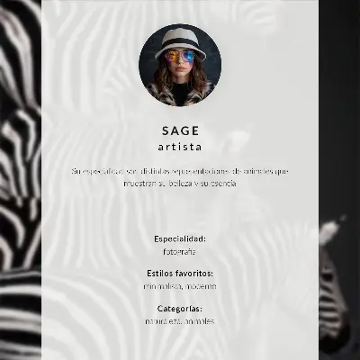 Decoratieve poster zebra met contrasterende zwart-witte verticale lijnen