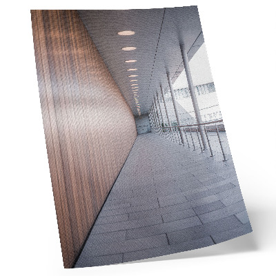 Poster Moderne gangverlichting symmetrie