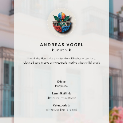 Wandposter Bloemen op het balkon, bakstenen gevel, klassieke stijl