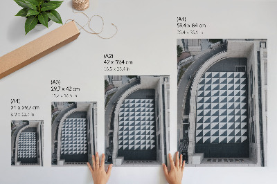 Poster Elegante geometrische patronen, futuristische architectuur