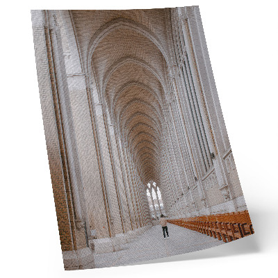 Poster Hoge bogen, elegantie, symmetrie, rust, ruimte