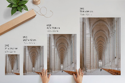 Poster Hoge bogen, elegantie, symmetrie, rust, ruimte