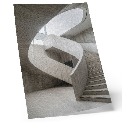 Decoratieve poster Moderne wenteltrap in een elegant interieur