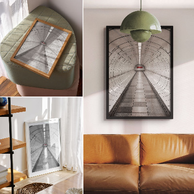 Poster Futuristisch, modern plafondlicht
