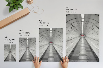 Poster Futuristisch, modern plafondlicht