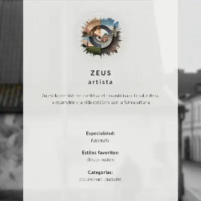 Decoratieve poster met een straatscène van huurkazernes met bloemen en een fiets in zwart-wit