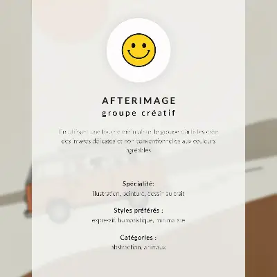 Poster met geometrische cirkels in contrasterende kleuren in een minimalistische stijl