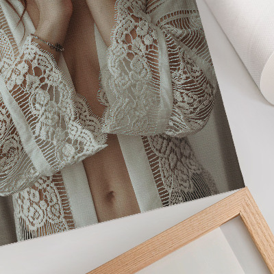 Wandposter Kant, verfijning, elegantie, klassiek, vrouwelijkheid