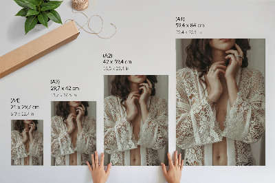 Wandposter Kant, verfijning, elegantie, klassiek, vrouwelijkheid