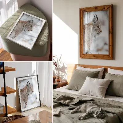 Poster Rysy in de winter met een harmonie van natuurlijke kleuren