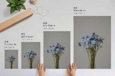 Decoratieve poster Een uniek bloemstuk voor een modern interieur.