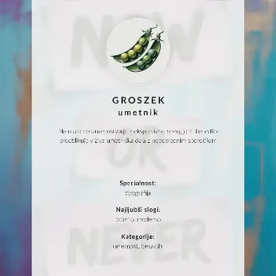 Poster met zwarte graffitiletters op een witte achtergrond met contrast