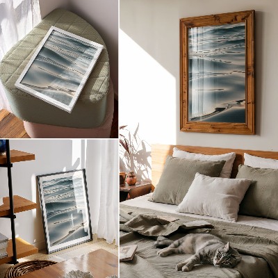 Decoratieve poster Kalme golven, harmonie, vrede, zachtheid, ontspanning