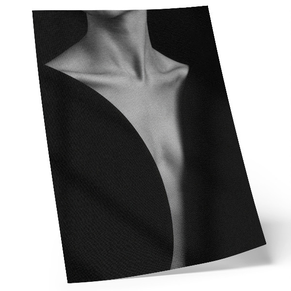 Poster Een subtiele combinatie van zwart en wit, elegantie.