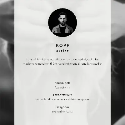 Poster met een subtiele zwart-witte combinatie voor een elegante uitstraling
