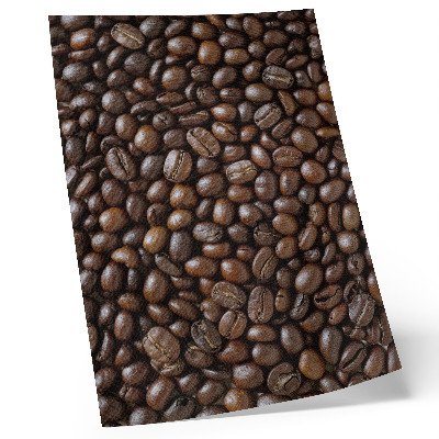 Decoratieve poster Koffiebonen met een bruine textuur