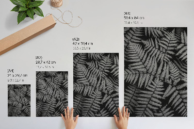 Poster Sensuele varen in zwart-wit, symmetrie en elegantie.