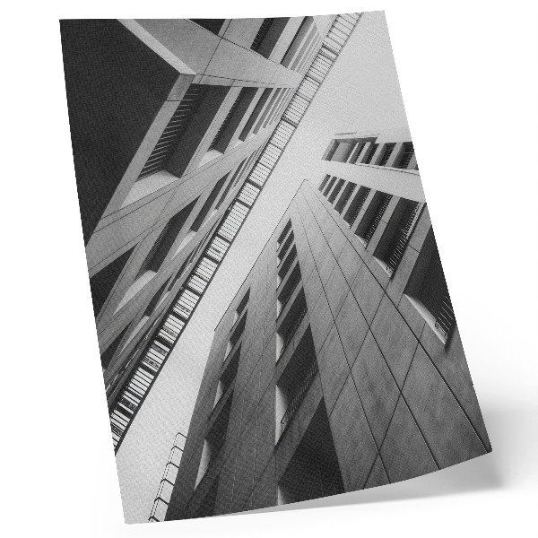 Decoratieve poster Moderne architectuur met geometrische lijnen