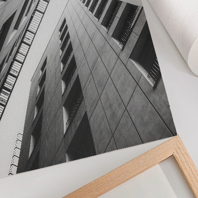 Decoratieve poster Moderne architectuur met geometrische lijnen