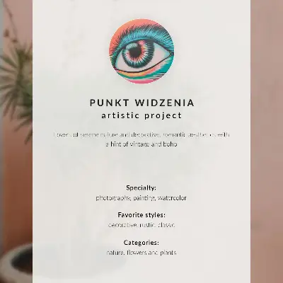 Wandposter kleurrijke compositie van bloemen en bladeren in harmonie