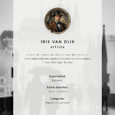Decoratieve poster Een zwart-wit stel danst voor de toren.