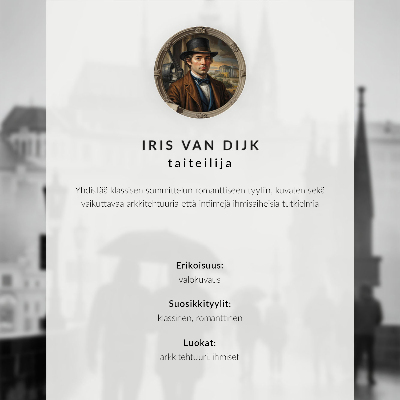Decoratieve poster Een zwart-wit stel danst voor de toren.