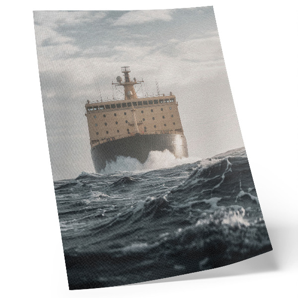 Poster Schip op zee: minimalisme, harmonie en grandeur