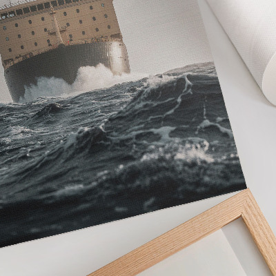 Poster Schip op zee: minimalisme, harmonie en grandeur