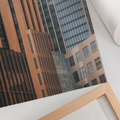 Decoratieve poster Wolkenkrabbers glas minimalisme elegantie dynamiek