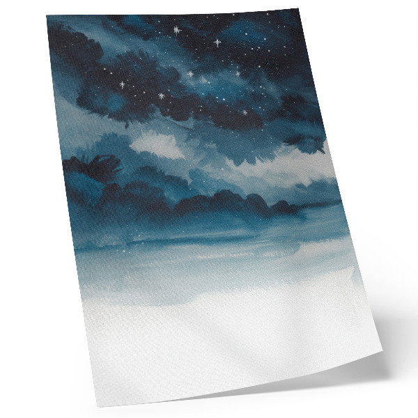 Decoratieve poster Een kosmisch landschap vol diepte en mysterie.