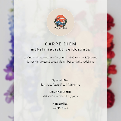 Wandposter Fijne lijnen, bloemen, moderne compositie