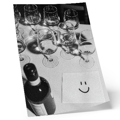 Wandposter Chique elegantie met contrasten in zwart-wit.
