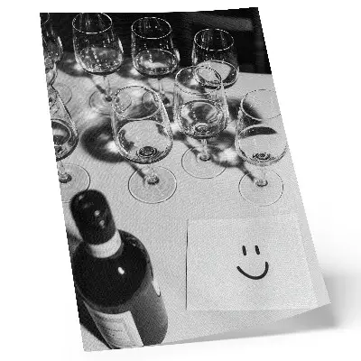 Wandposter met een chic zwart-wit contrast