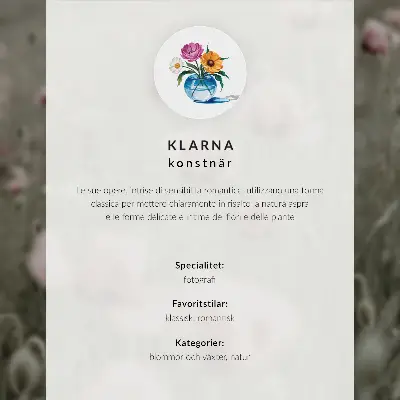 Decoratieve poster met pastelkleurige bloemen in een stijl van elegantie, harmonie en sensualiteit