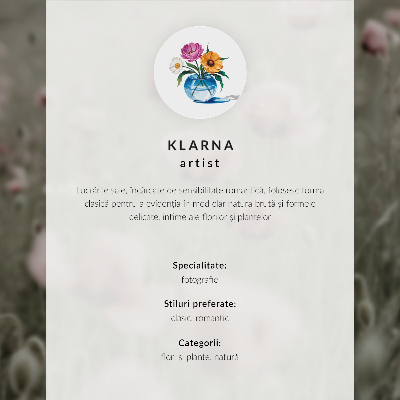 Decoratieve poster Pastelkleurige bloemen, elegantie, harmonie, sensualiteit