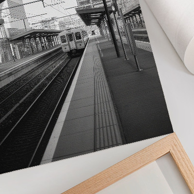 Wandposter Moderniteit, structuur, ruimte, symmetrie, ritme