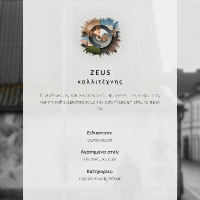 Poster Kleurrijke huizen, winterlandschap, architectuur