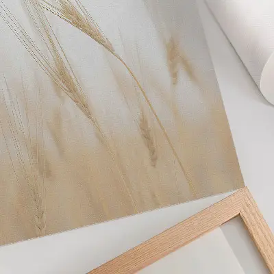 Decoratieve poster met minimalistische graanaren