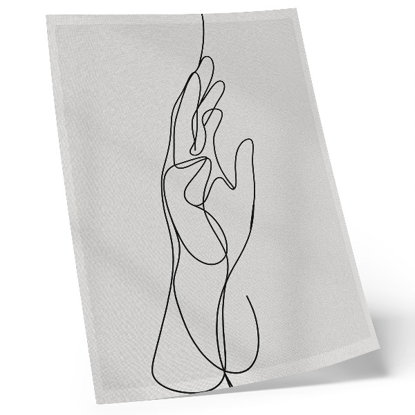 Decoratieve poster Minimalistische, elegante handlijnen, moderniteit