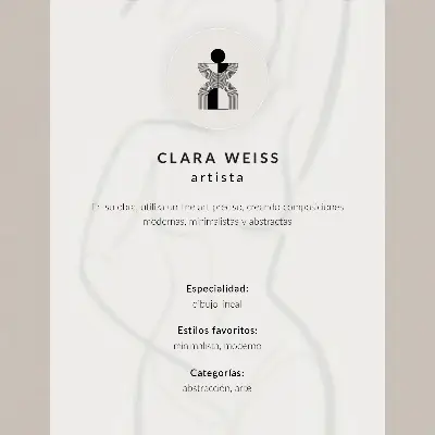 Decoratieve poster met een minimalistisch en elegant ontwerp van handlijnen