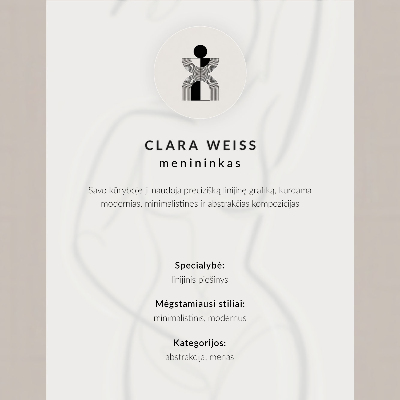 Decoratieve poster Minimalistische, elegante handlijnen, moderniteit